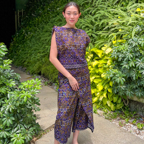 Nimfa Top and Wrap Pants Set Coords Nimfa Top and Wrap Pants Set Coords