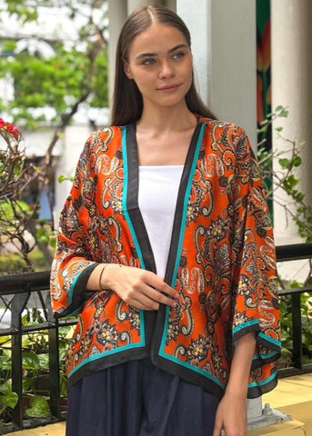 Silk Satin Kimono