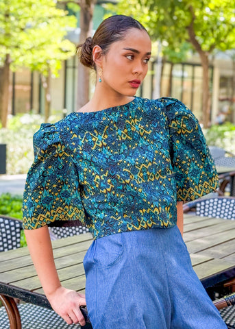 Maria Cotton Batik Top