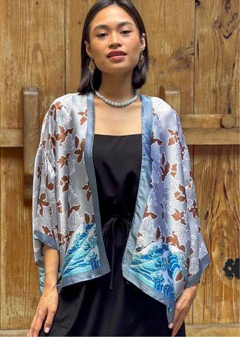 Silk Satin Kimono