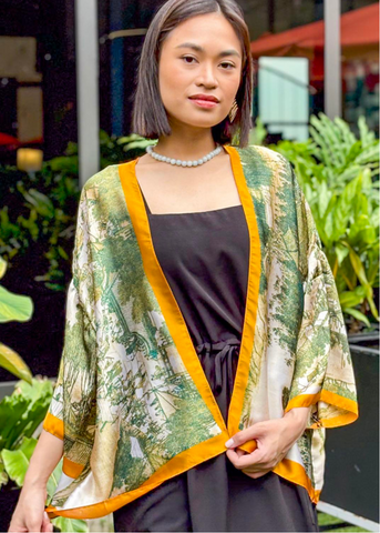 Silk Satin Kimono