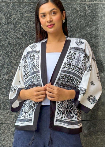 Chiba Printed Cotton Kimono