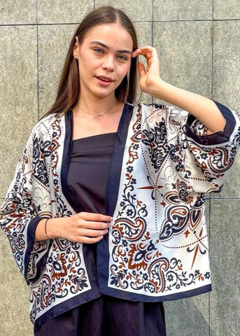 Silk Satin Kimono