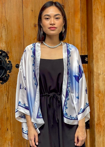 Silk Satin Kimono