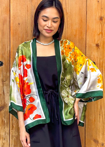 Silk Satin Kimono