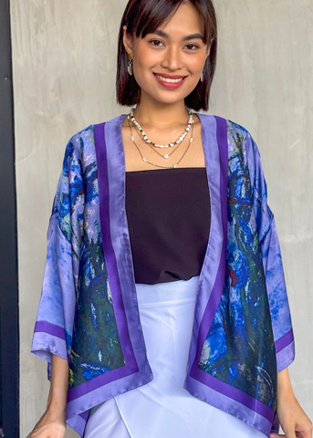 Silk Satin Kimono