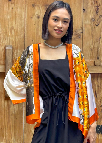 Silk Satin Kimono