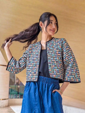 ZIYA Cora Bolero Cotton Top Asean Ethnic Bohemian Blazer Cardigan Jacket