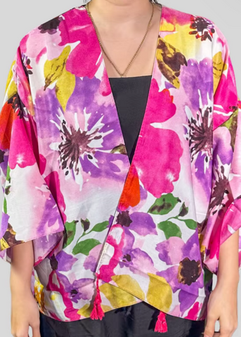 Chiba Printed Cotton Kimono