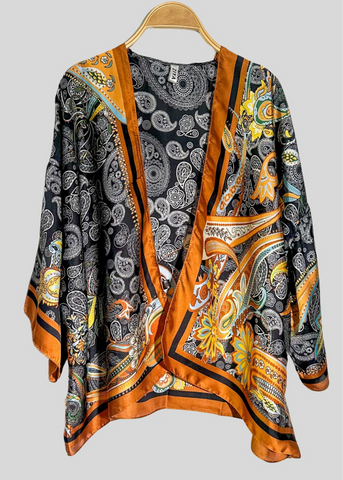 Silk Satin Kimono