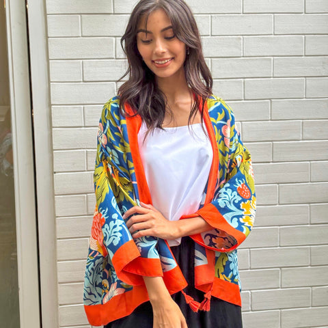 Chiba Printed Cotton Kimono