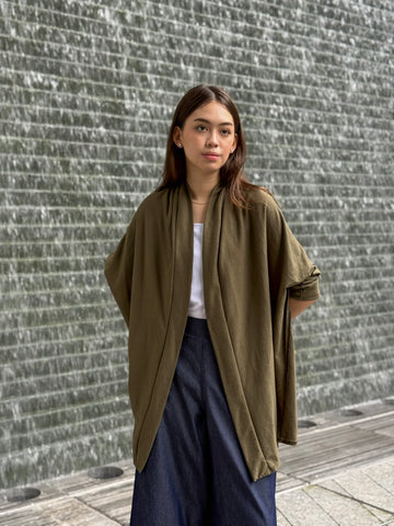 ZIYA Kislap Cotton Stretch Cardigan Cover-Up
