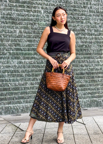 Ligaya Wrap Batik Skirt