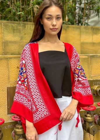 Chiba Printed Cotton Kimono