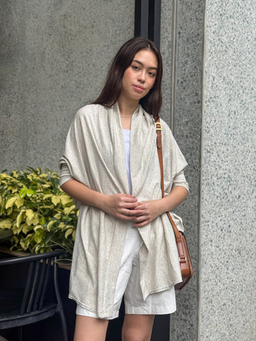 ZIYA Kislap Cotton Stretch Cardigan Cover-Up