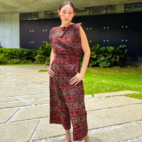 Nimfa Top and Wrap Pants Set Coords