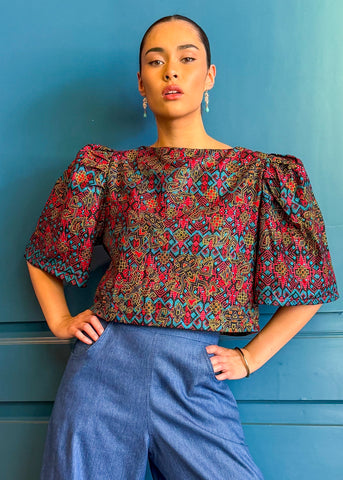 Maria Cotton Batik Top