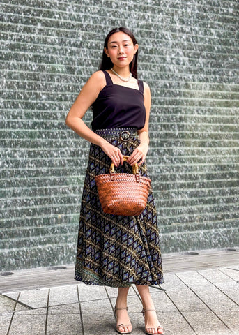 Ligaya Wrap Batik Skirt
