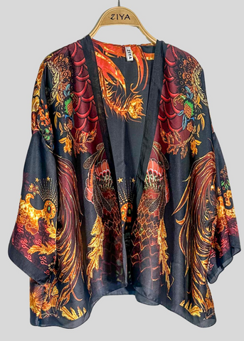 Silk Satin Kimono