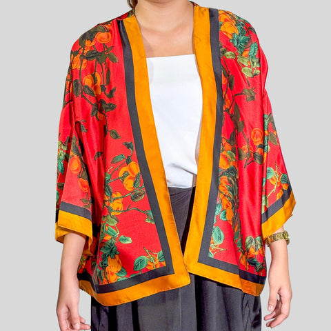 Silk Satin Kimono