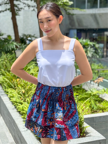 ZIYA Hanna Smocking Printed Ball Skirt