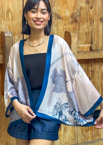 Silk Satin Kimono