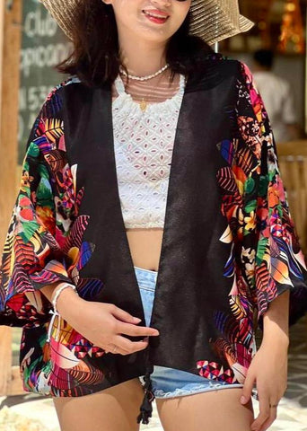 Chiba Printed Cotton Kimono