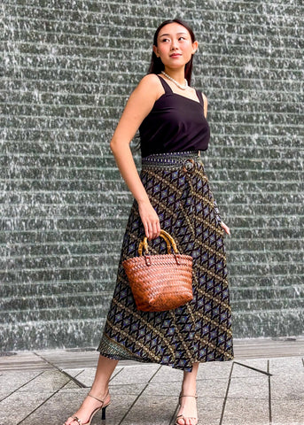 Ligaya Wrap Batik Skirt