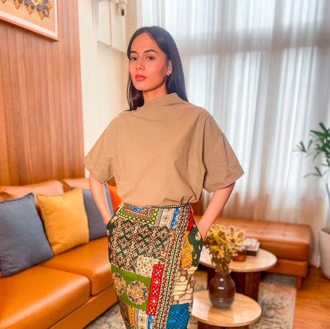 Ziya Angela Top Minimal Asymmetric Neckline