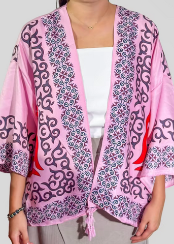 Chiba Printed Cotton Kimono