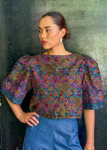 Maria Cotton Batik Top