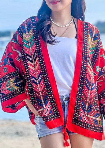 Chiba Printed Cotton Kimono