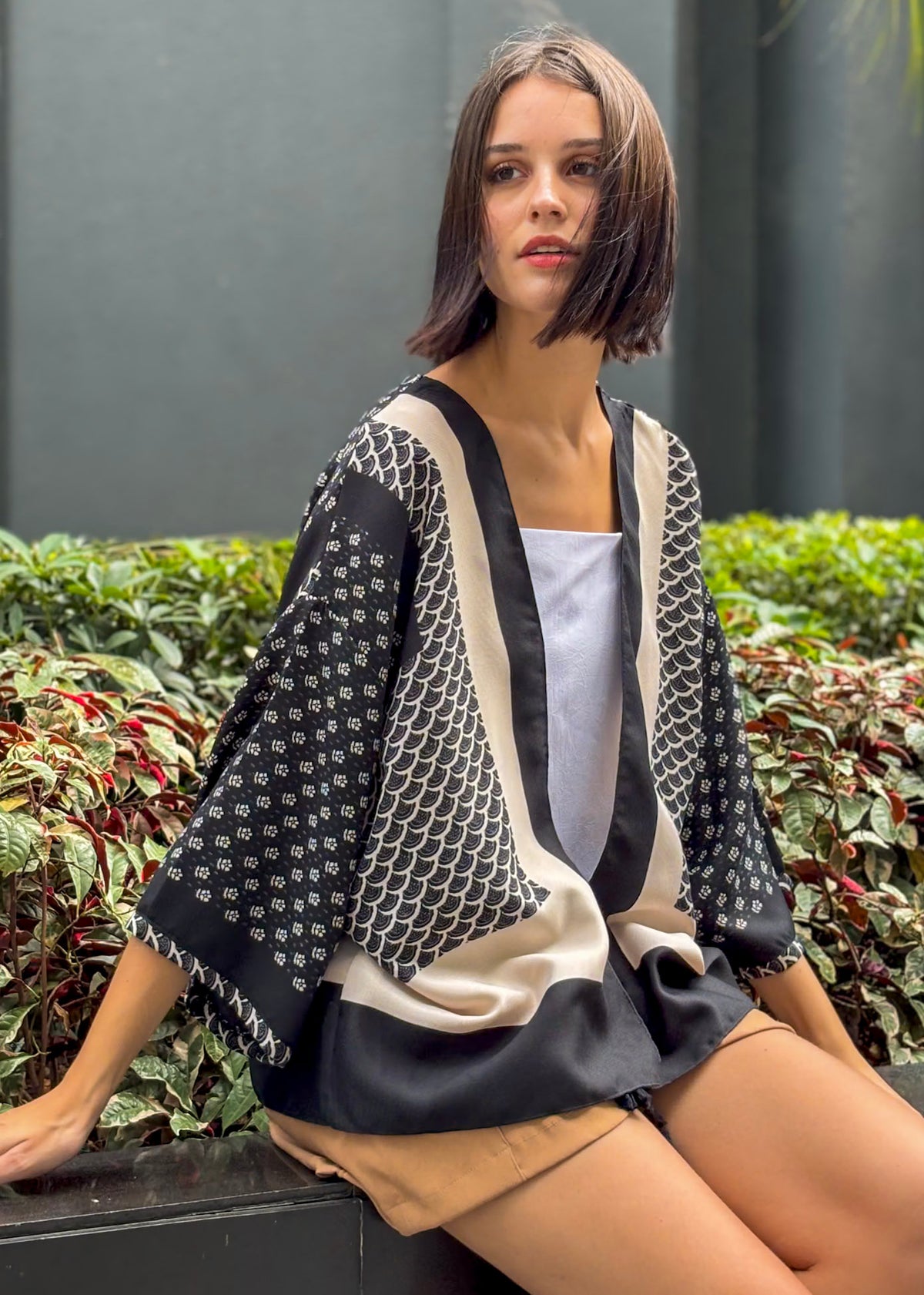 Chiba Printed Cotton Kimono