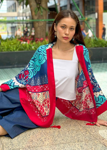 Chiba Printed Cotton Kimono