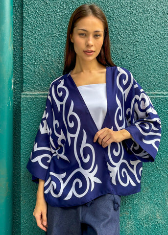 Chiba Printed Cotton Kimono