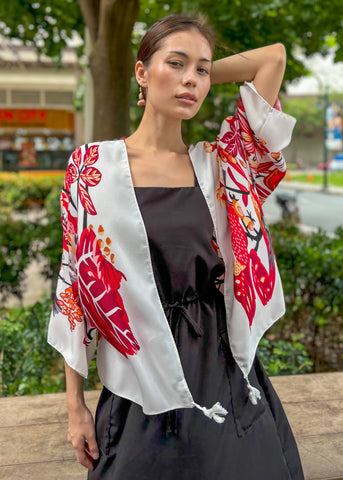 Chiba Printed Cotton Kimono