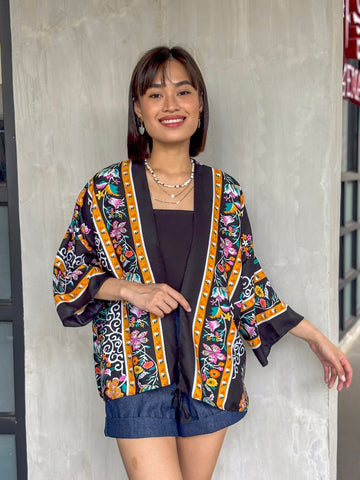 Chiba Printed Cotton Kimono