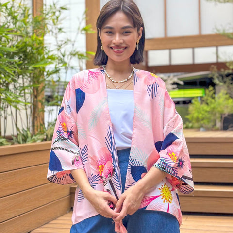 Chiba Printed Cotton Kimono