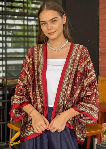 Silk Satin Kimono