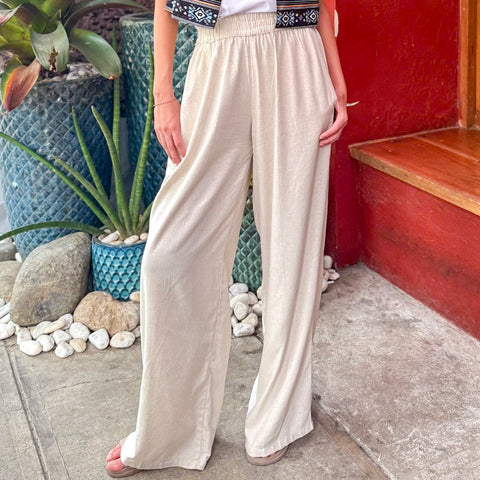 ZIYA Helen Linen Drawstring Pants