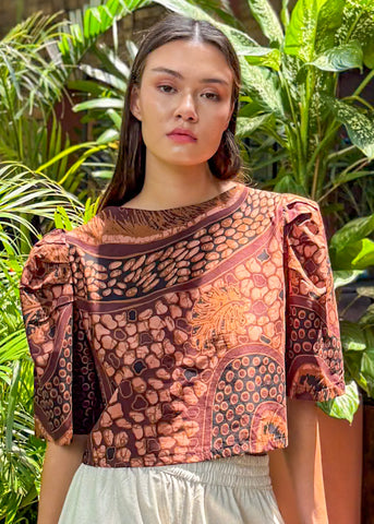 Maria Cotton Batik Top