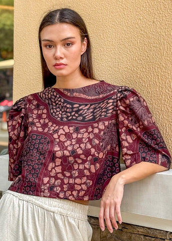 Maria Cotton Batik Top