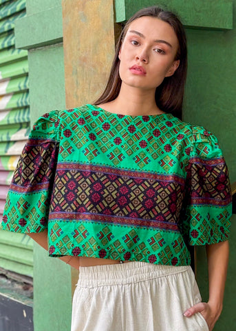 Maria Cotton Batik Top