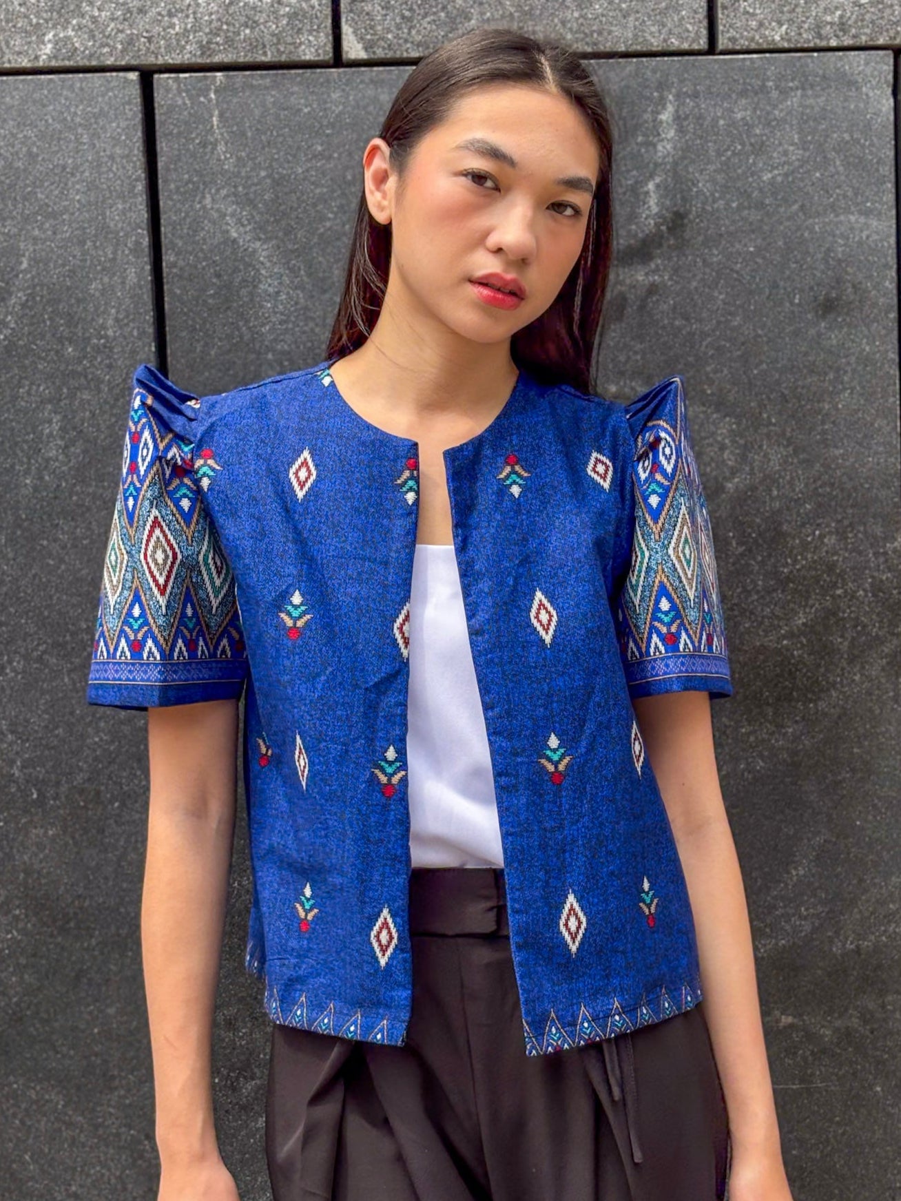 Filipiniana Blazer Top Modern Filipiniana Bolero Blazer Top Casual