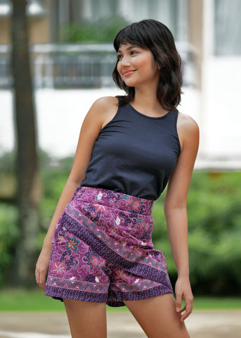 Sybille Skort Floral Batik
